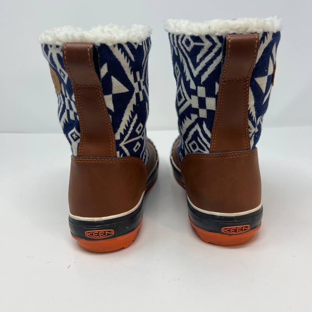 Keen Women's Elsa Lined Winter Boots Size 6.5 Brown Leather - Picture 8 of 15